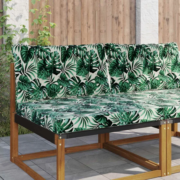 Coussin de canapé d'extérieur Polyester Motif feuille