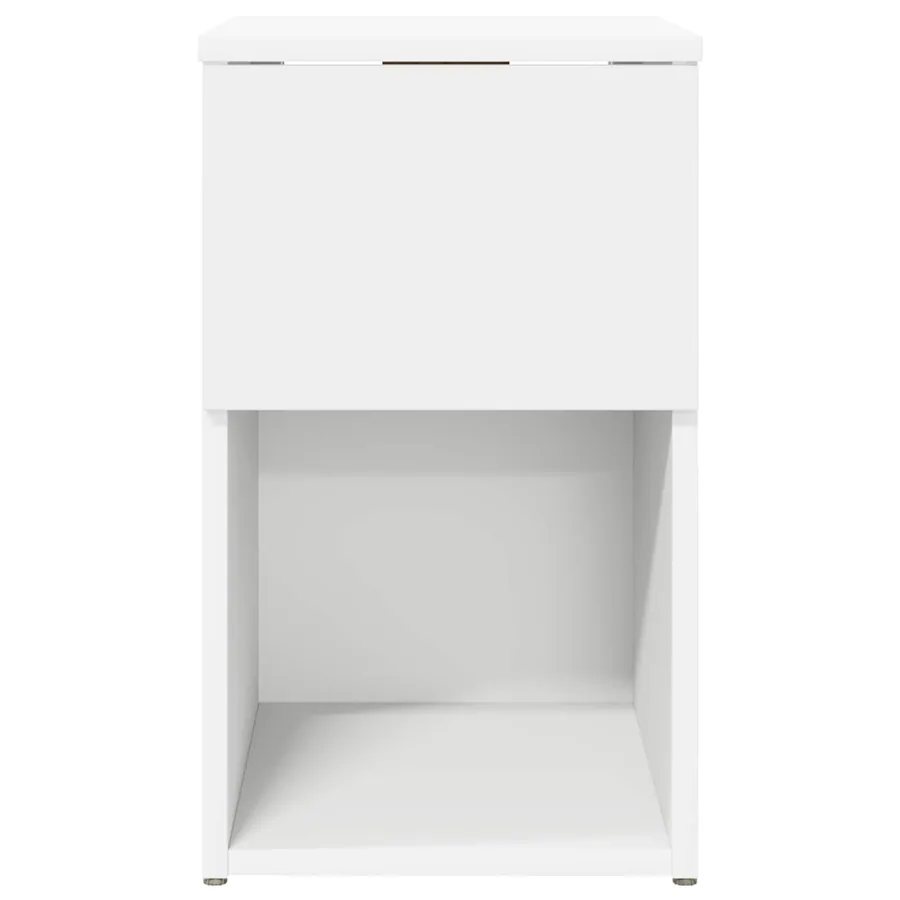 Armoire de lit Blanc 29 x 31,5 x 49 cm Bois d'ingénierie - 6