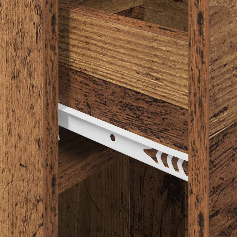 Armoire de lit 2 pcs Bois ancien 29 x 31,5 x 49 cm - 11