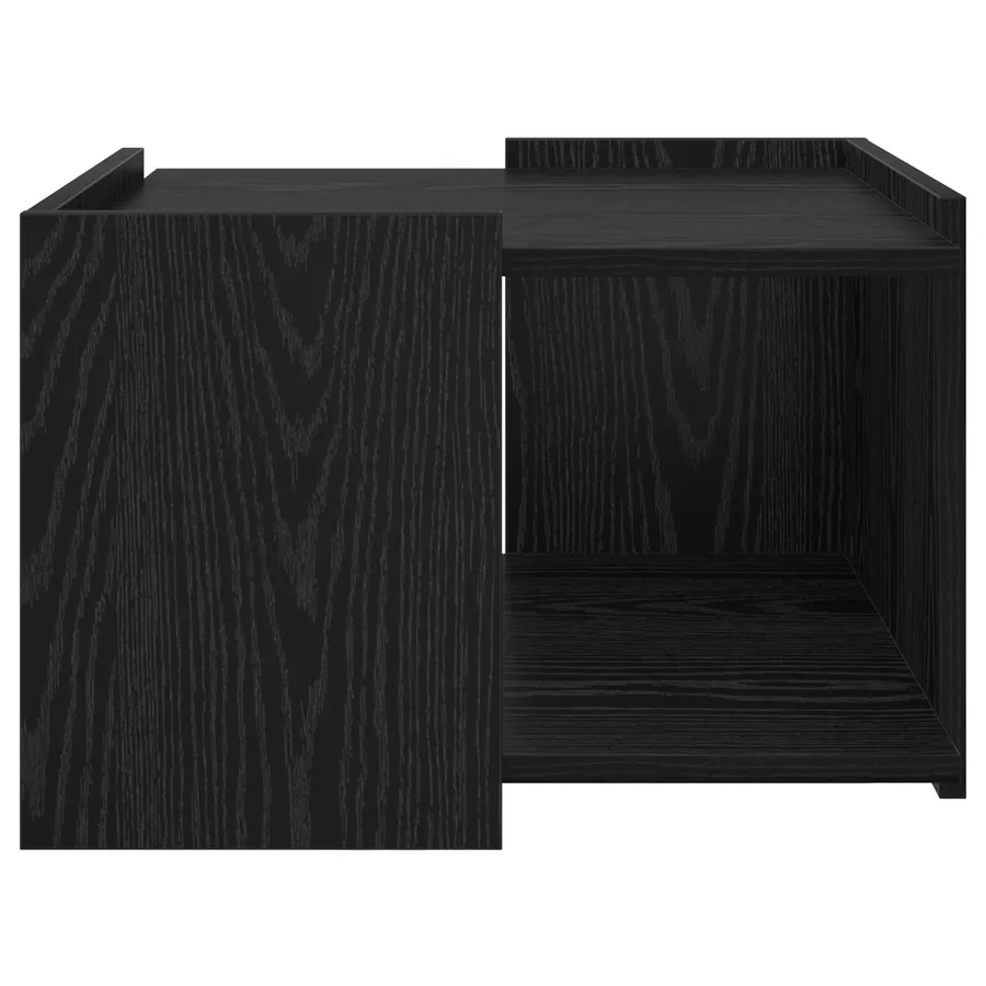 Table basse Chêne noir 50,5 x 50 x 33 cm Bois d'ingénierie - 5