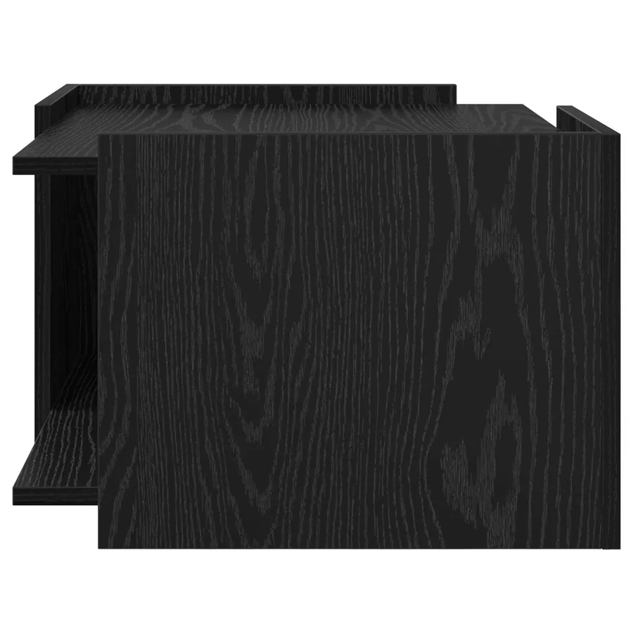 Table basse Chêne noir 50,5 x 50 x 33 cm Bois d'ingénierie - 6