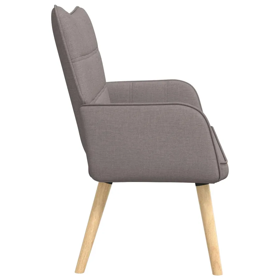Sofa 2 places Taupe 115 x 61 x 87 cm Tissu - 5
