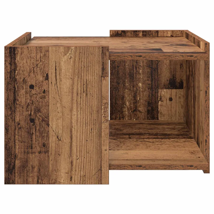 Table basse Bois ancien 50,5 x 50 x 33 cm Bois d'ingénierie - 5