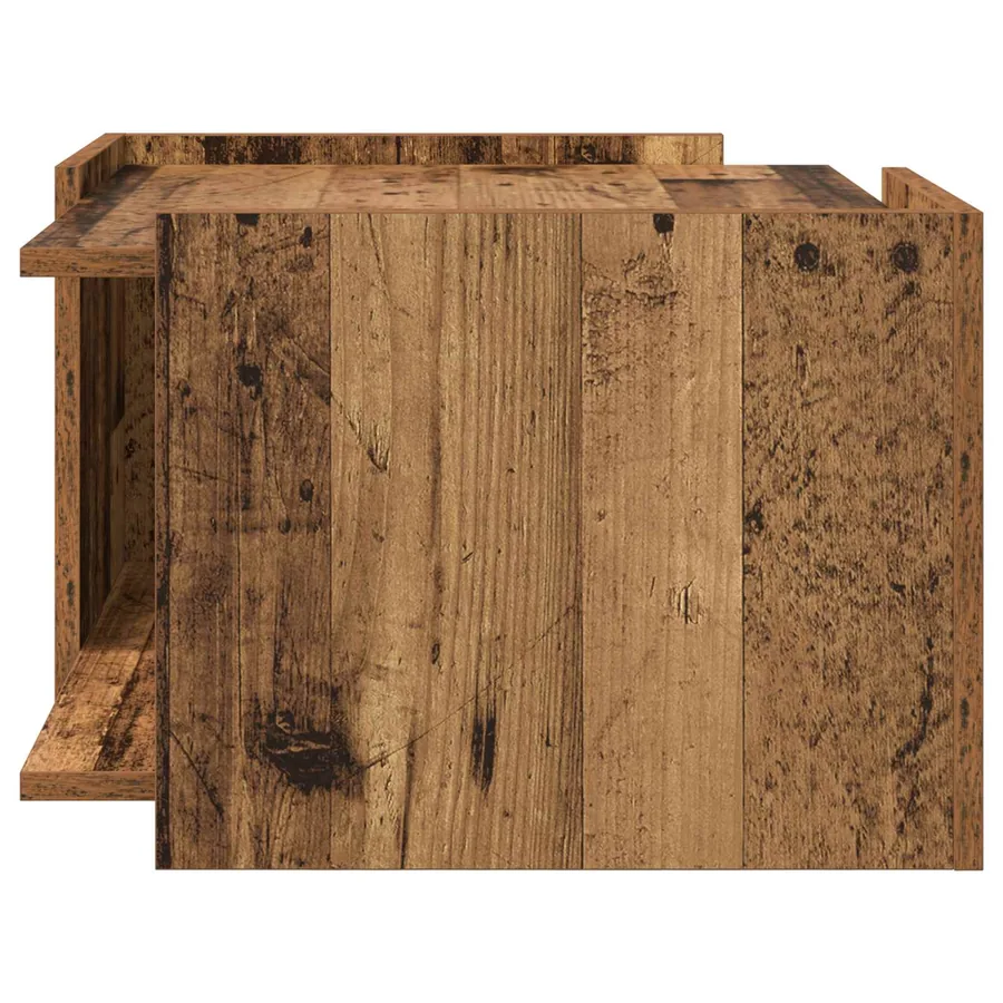 Table basse Bois ancien 50,5 x 50 x 33 cm Bois d'ingénierie - 6
