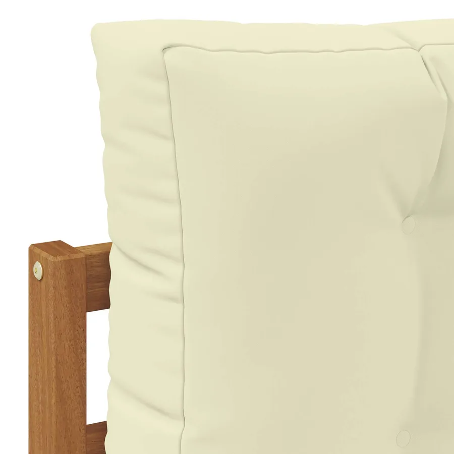 Ensemble de canapés d'extérieur 7 pcs Naturel et Crème - 6