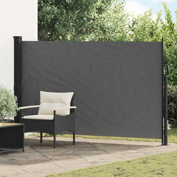 Store latéral rétractable Anthracite 300 x 170 cm Polyester
