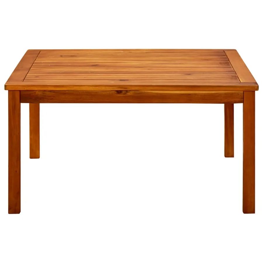 Table basse de jardin 85x85x45 cm Bois solide d'acacia - 2