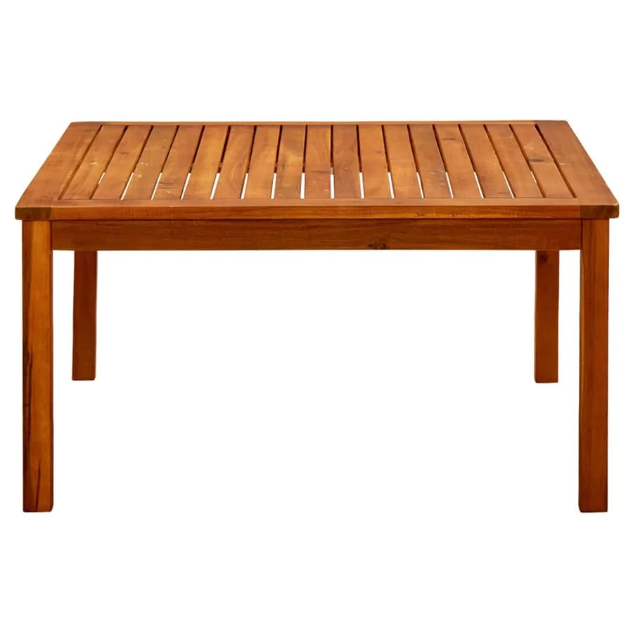 Table basse de jardin 85x85x45 cm Bois solide d'acacia - 3