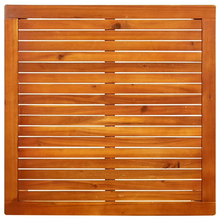 Table basse de jardin 85x85x45 cm Bois solide d'acacia - 4