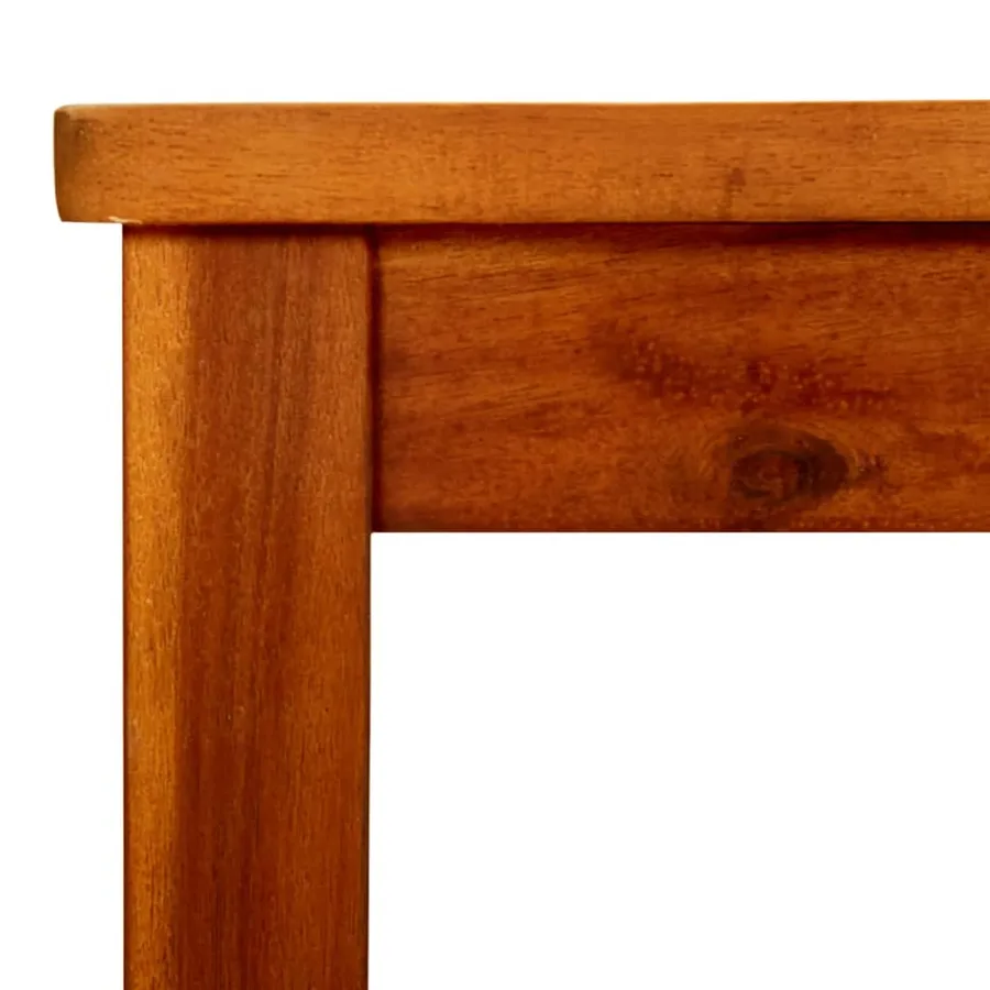 Table basse de jardin 85x85x45 cm Bois solide d'acacia - 5