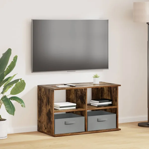 Support de télévision avec tiroir Chêne fumé 79 x 40 x 48 cm