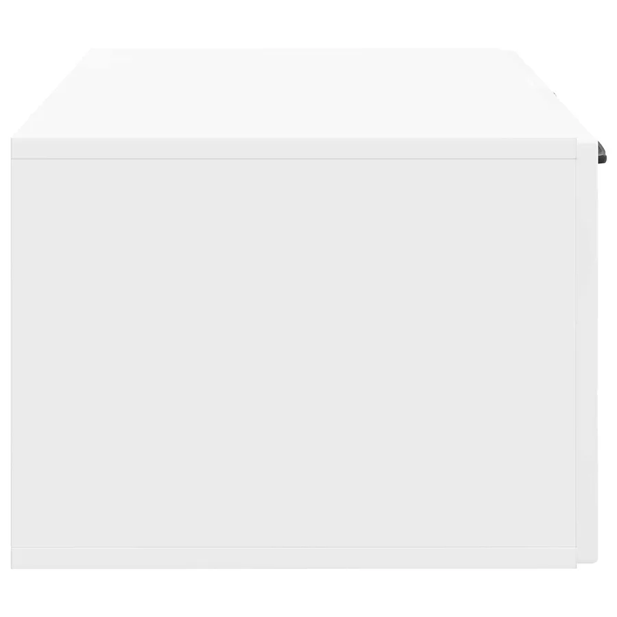 Meuble TV mural Montage mural Blanc brillant 59,5 x 41 x 30 cm - 7