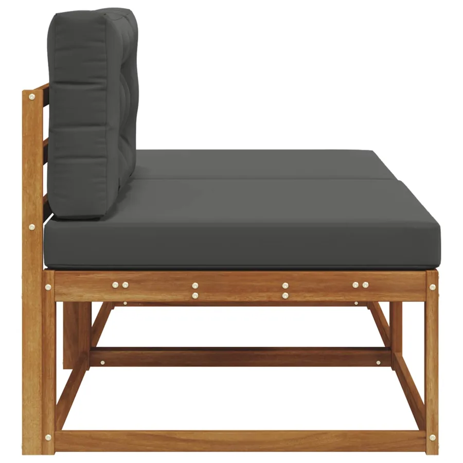Unité de canapé sectionnel avec coussin 2 Pièce Naturel - 4
