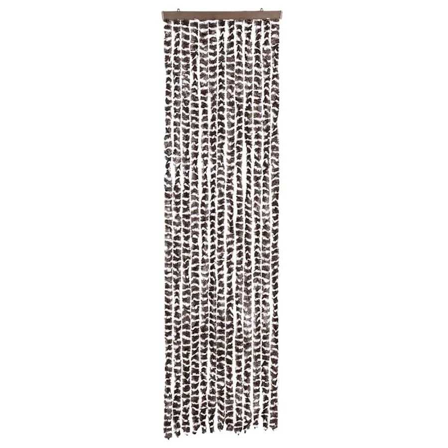 Moustiquaire Marron et blanc 56x185 cm Chenille - 3