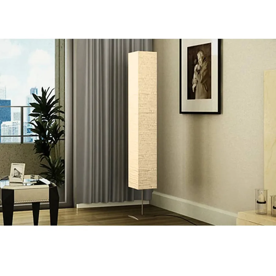 Lampadaire avec support en acier 170 cm Beige - 3