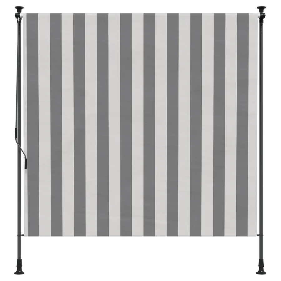 Store Roulant Extérieur Anthracite et blanc 150 x 270 cm - 3