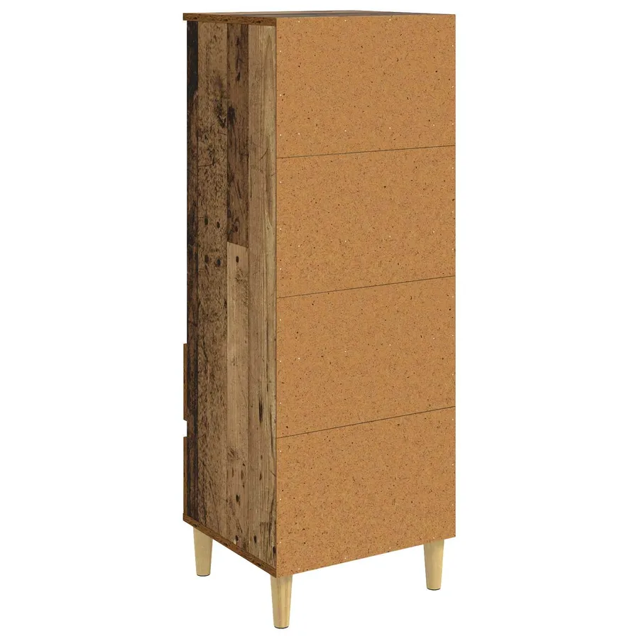 Haut Armoire Bois ancien 40 x 36 x 110 cm Bois d'ingénierie - 4