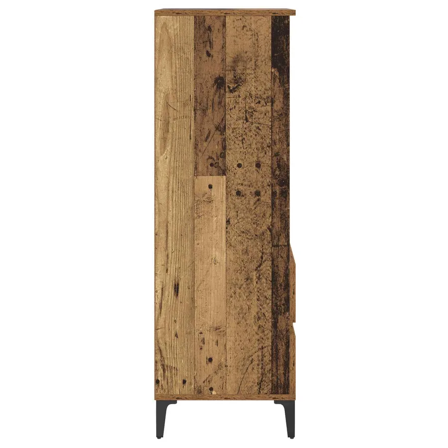 Haut Armoire Bois ancien 40 x 36 x 110 cm Bois d'ingénierie - 3