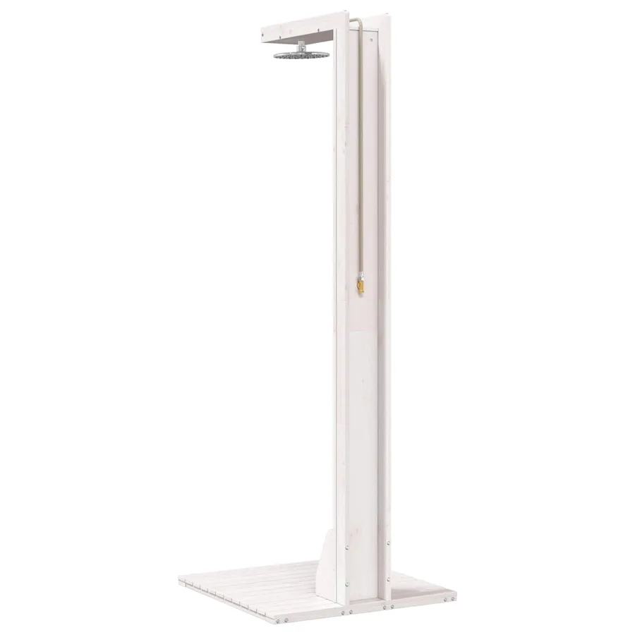 Douche d'extérieur 210 cm Blanc - 6