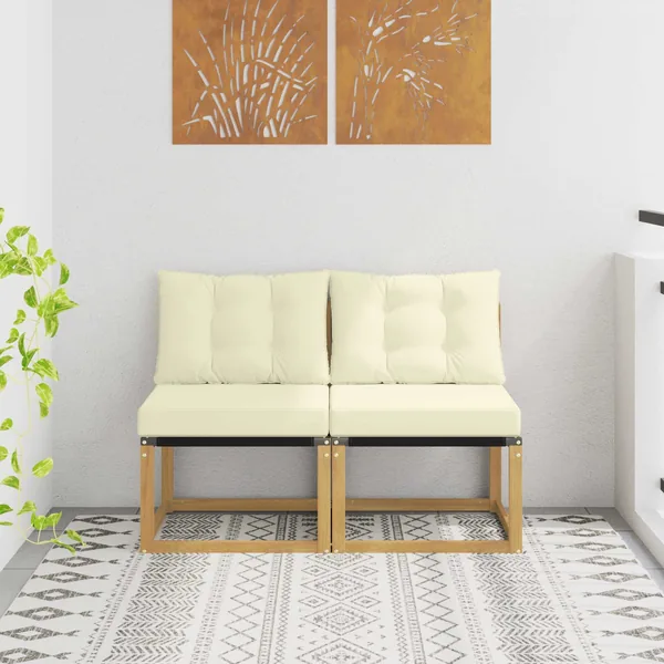 2 Pièce Sofa de milieu extérieur