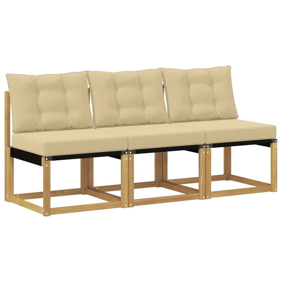 3 Pièce Sofa de milieu extérieur - 2