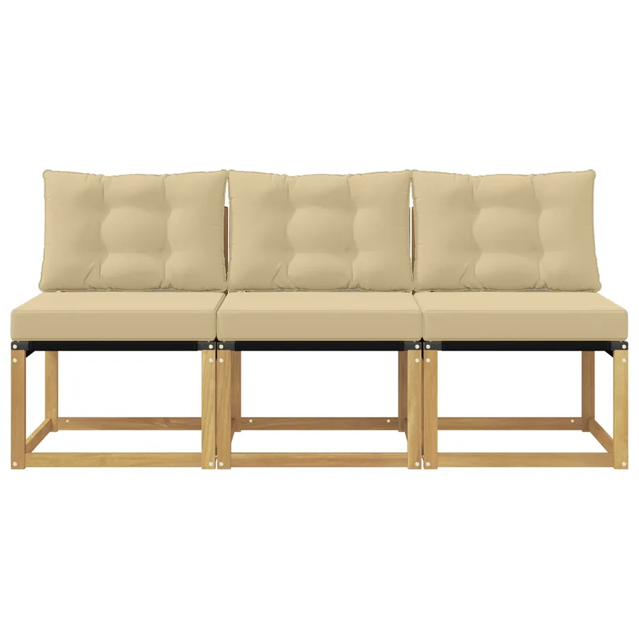 3 Pièce Sofa de milieu extérieur - 4