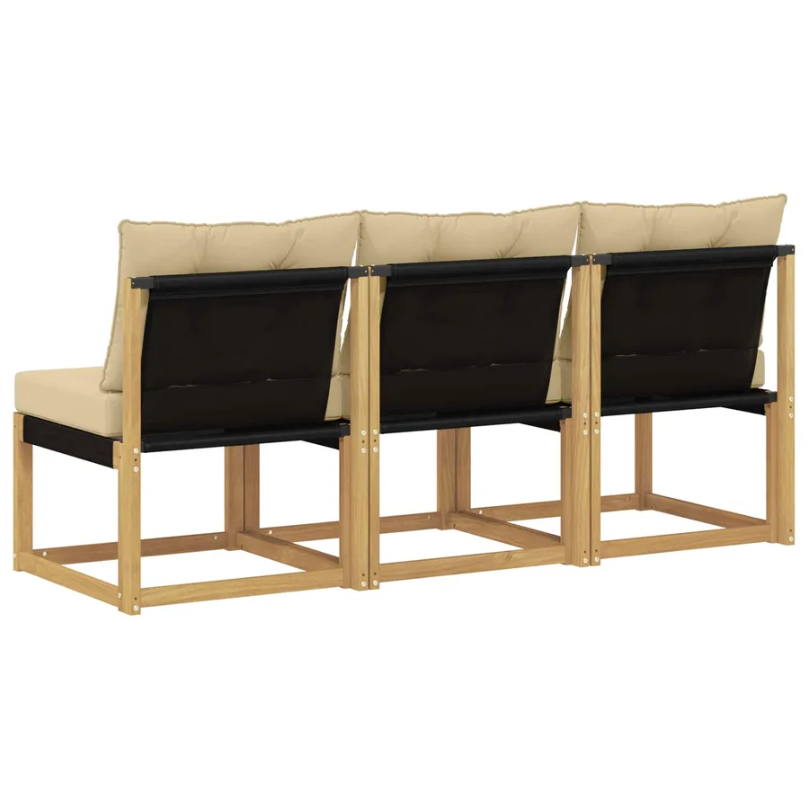 3 Pièce Sofa de milieu extérieur - 6