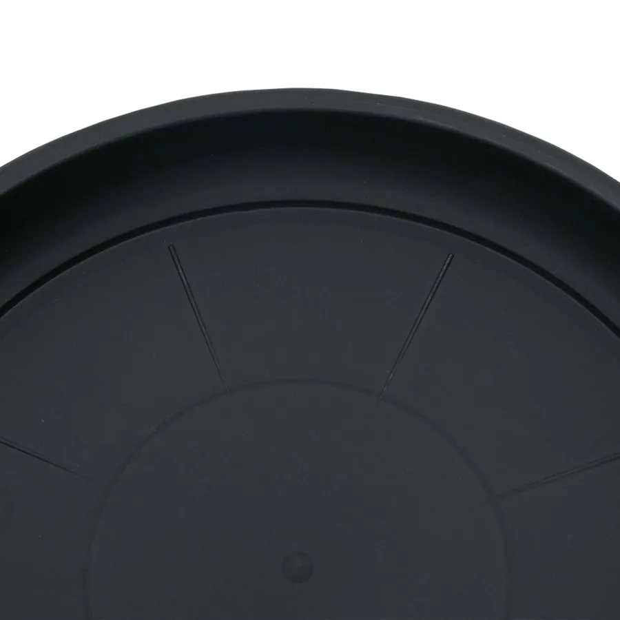 Pots de plantes 6 pcs Noir Ø 39 x 32 cm Plastique - 8