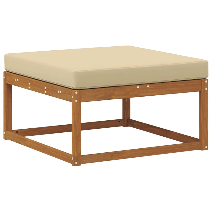 Ensemble de canapés d'extérieur 8 pcs Naturel et Beige - 3