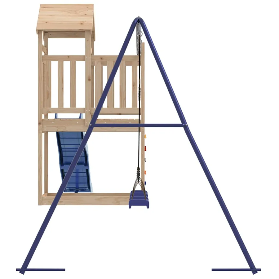 Aire de jeux d'extérieur bois de pin massif - 5