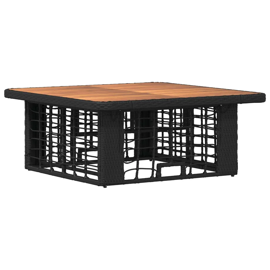 Ensemble de salle à manger pour jardin 3 pcs Noir et gris - 4