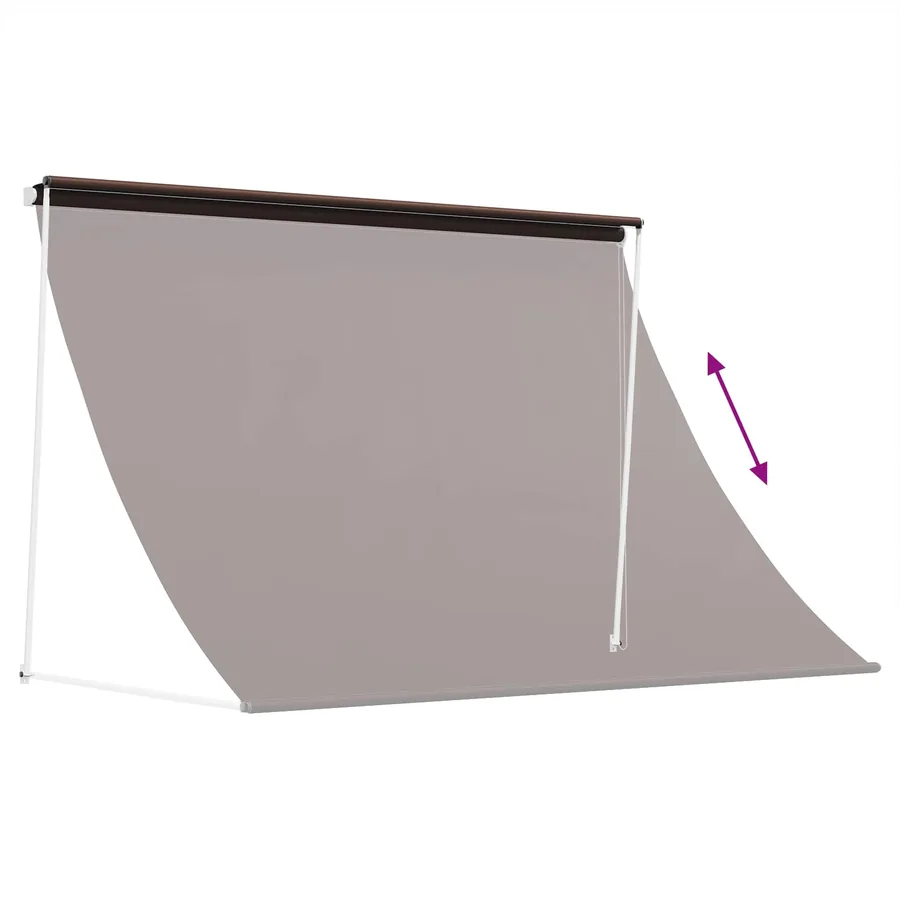 Auvent Marron 250 x 150 cm - 6