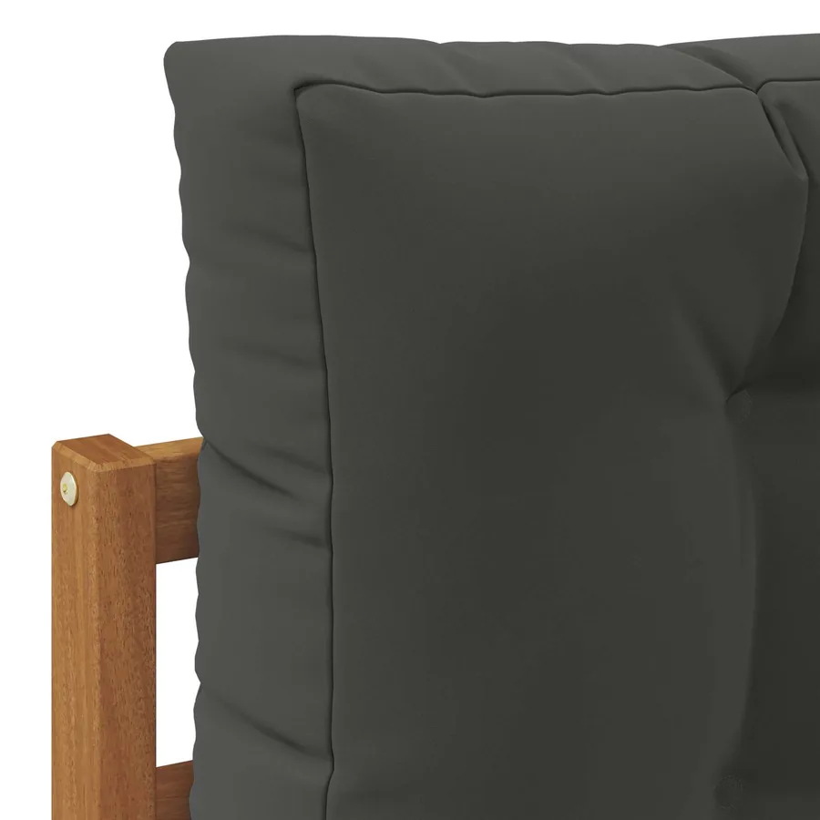 Ensemble de canapés d'extérieur 8 pc Naturel et Anthracite - 5