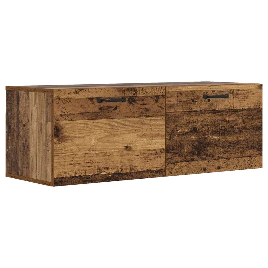 Meuble mural Bois ancien 100 x 36,5 x 35 cm Bois d'ingénierie