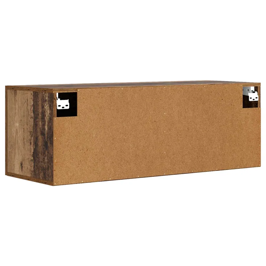 Meuble mural Bois ancien 100 x 36,5 x 35 cm Bois d'ingénierie - 4