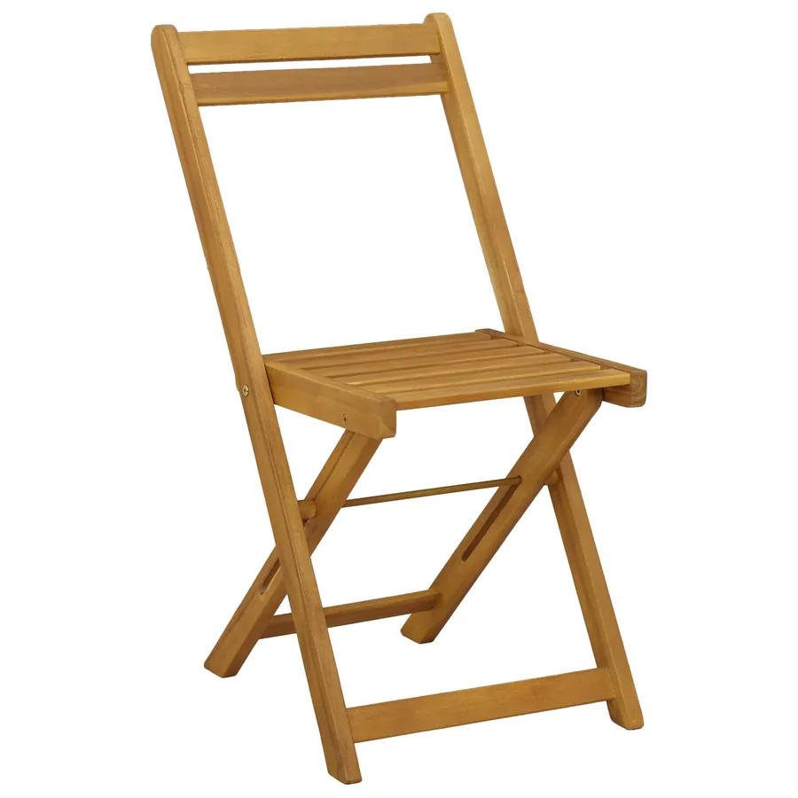 Chaises de bistrot d'extérieur 4 pcs Crème blanc - 5