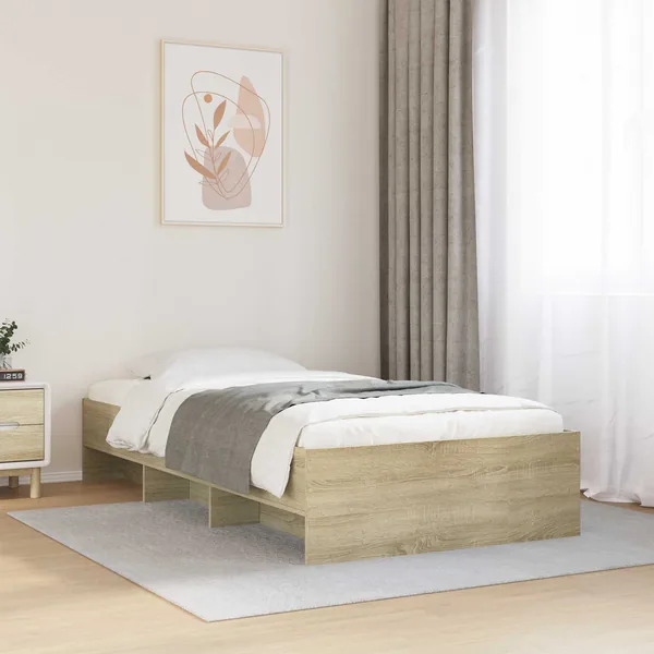 Cadre de lit Chêne Sonoma 80 x 200 cm Bois d'ingénierie