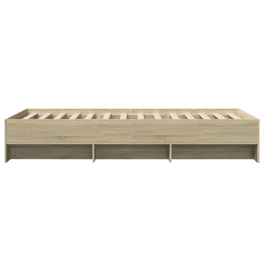 Cadre de lit Chêne Sonoma 80 x 200 cm Bois d'ingénierie - 5