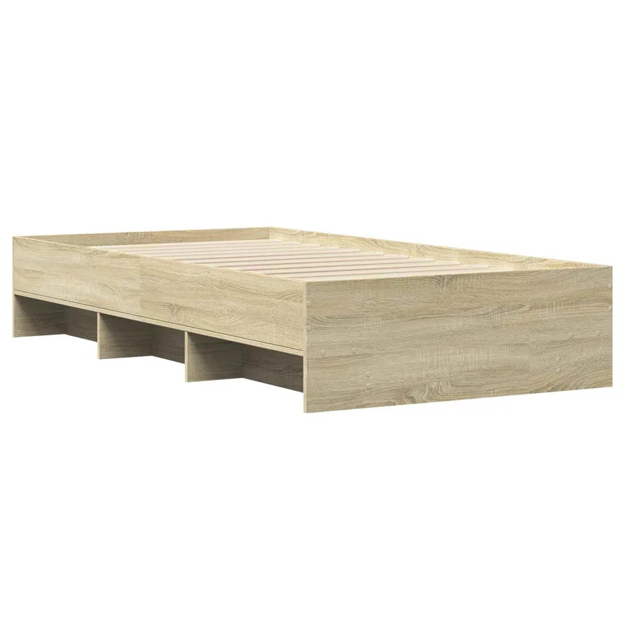Cadre de lit Chêne Sonoma 80 x 200 cm Bois d'ingénierie - 6