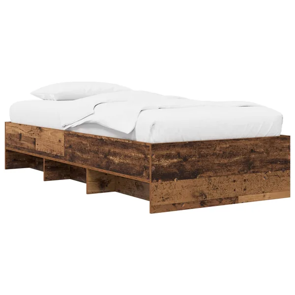 Cadre de lit Bois ancien 80 x 200 cm Bois d'ingénierie
