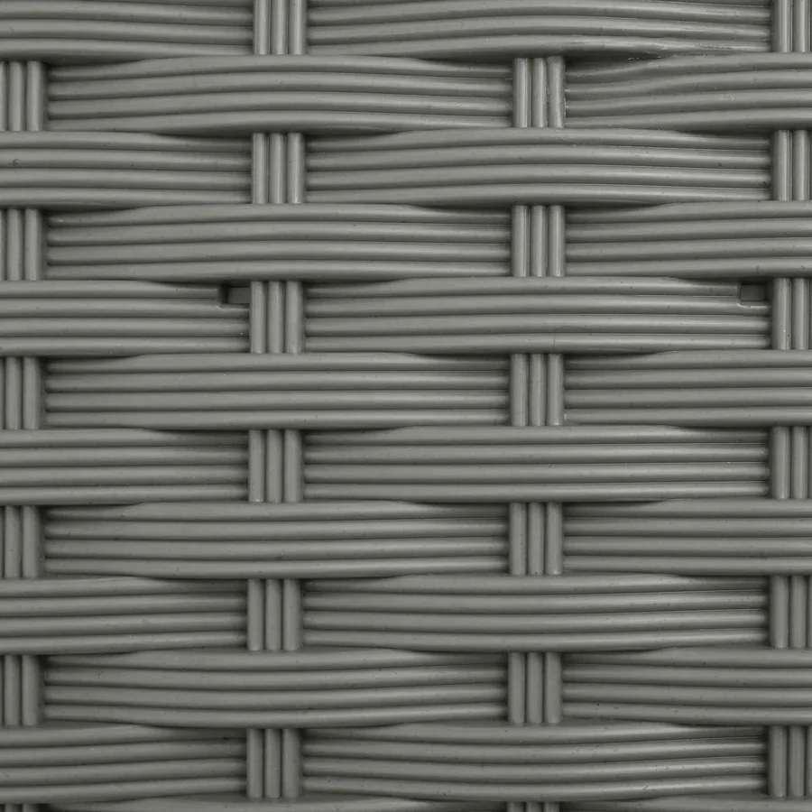 Lit Élevé avec Treillis et Toit Gris clair 125 x 40 x 138 cm PP - 7