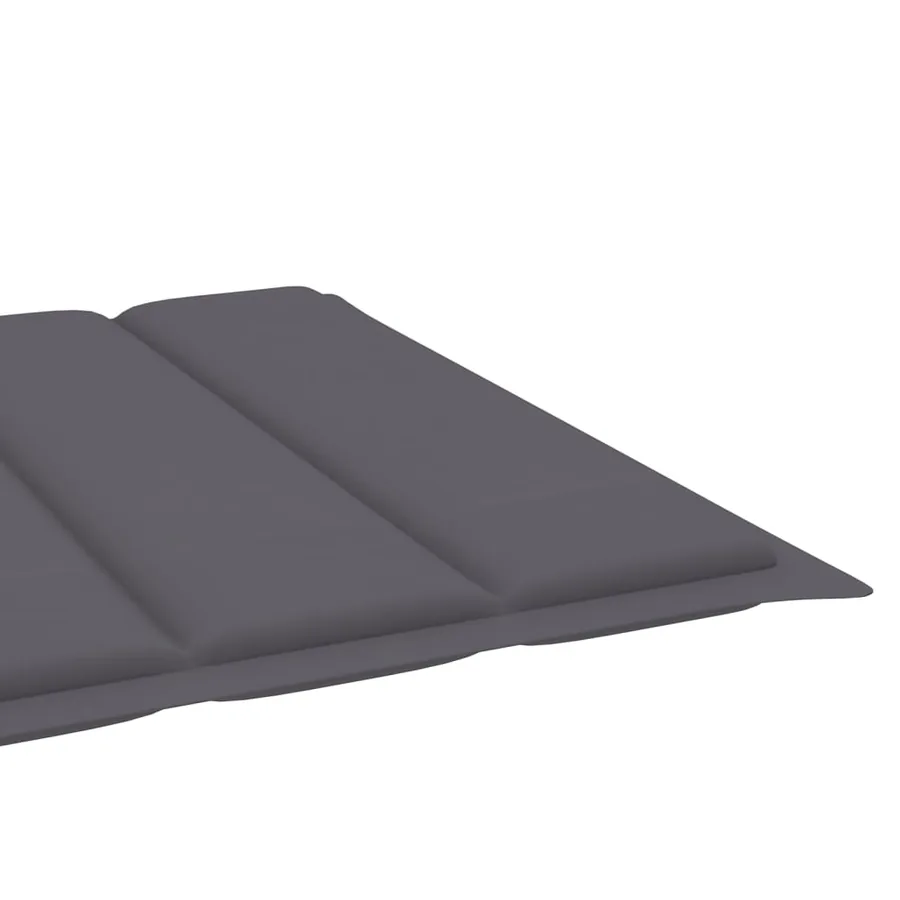 Chaise longue de jardin avec coussin Bois d'acacia solide - 13