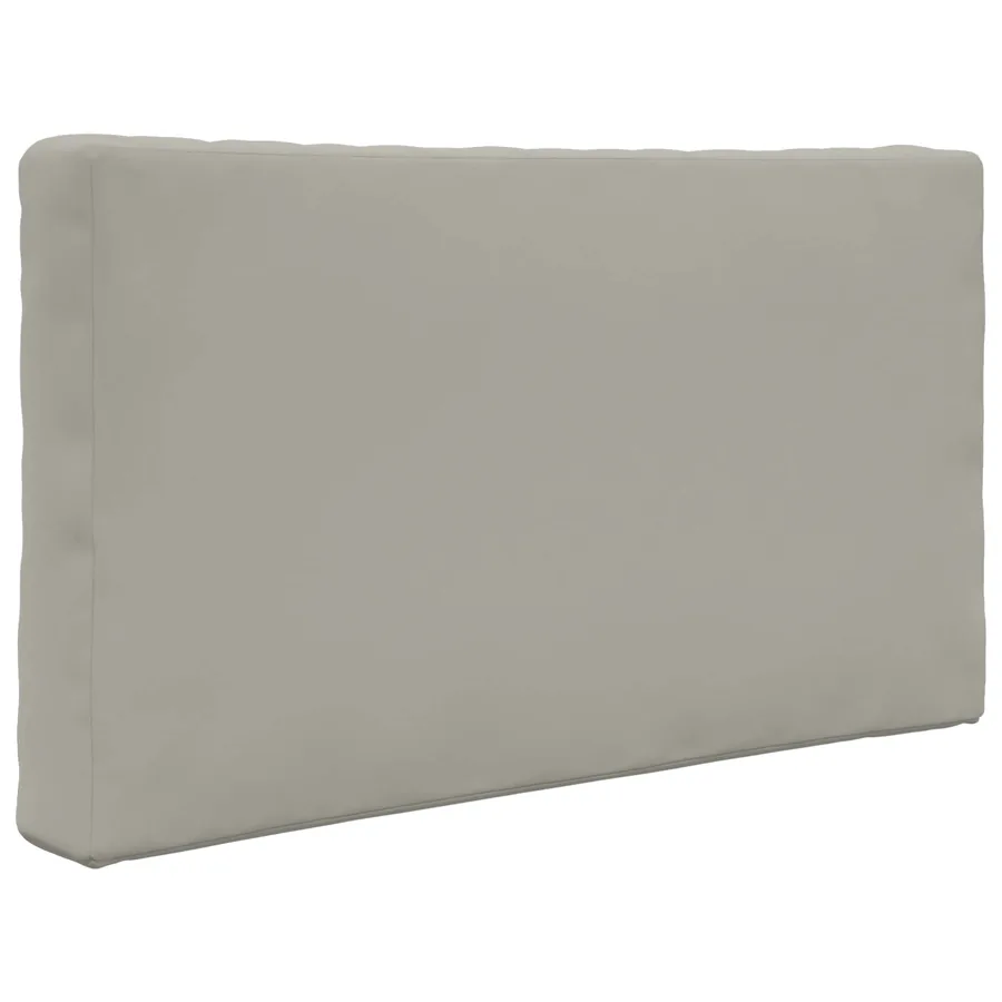 Coussin de canapé d'extérieur 3 pcs Gris Polyester - 5