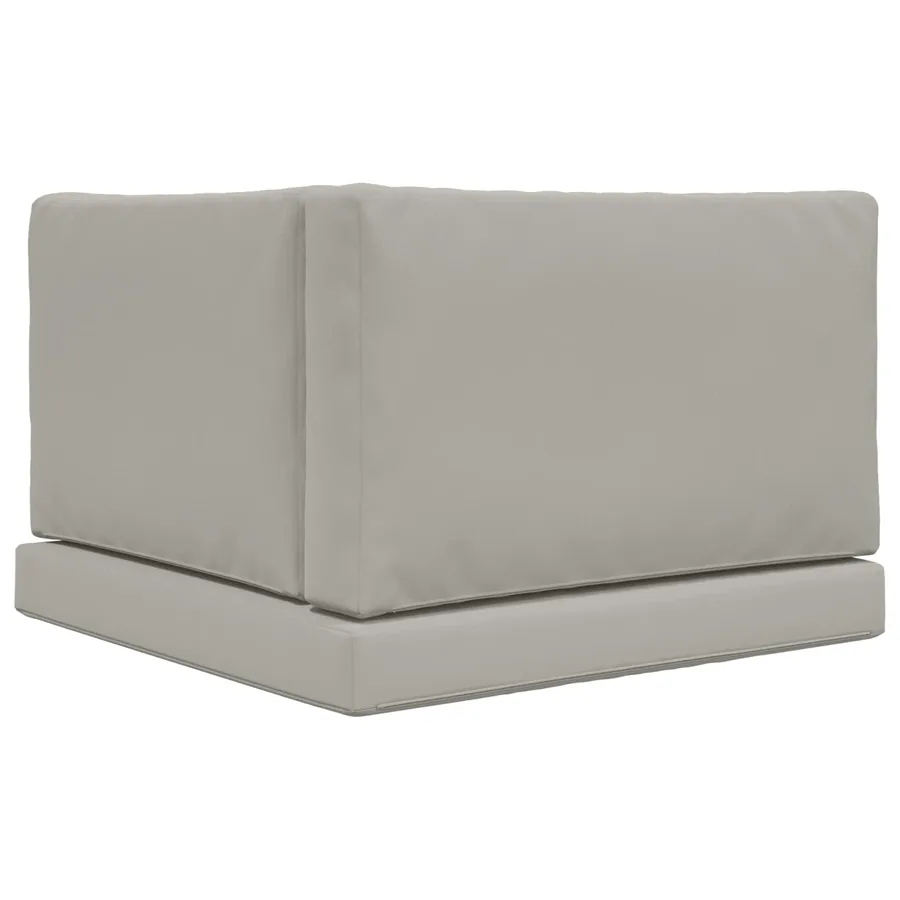 Coussin de canapé d'extérieur 3 pcs Gris Polyester - 7