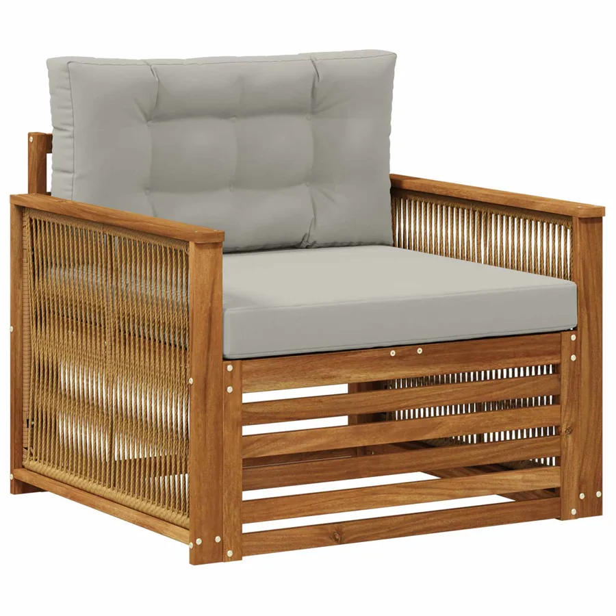 Sofa de milieu extérieur Naturel - 2