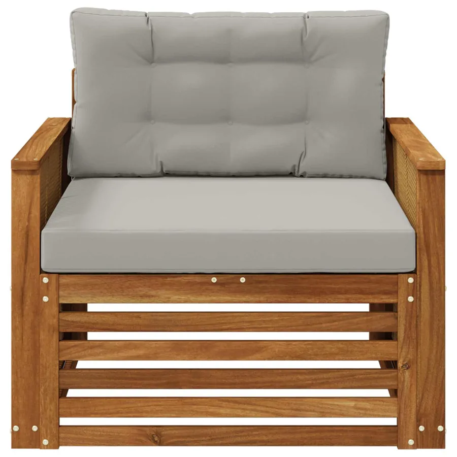 Sofa de milieu extérieur Naturel - 3