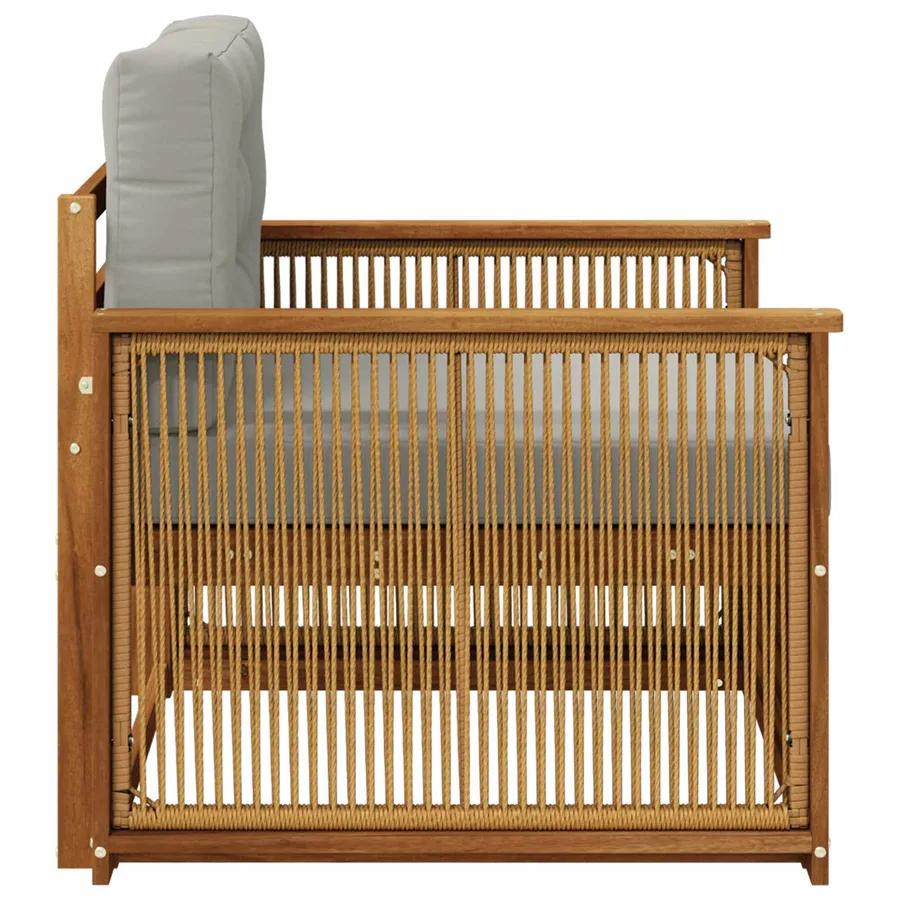 Sofa de milieu extérieur Naturel - 4