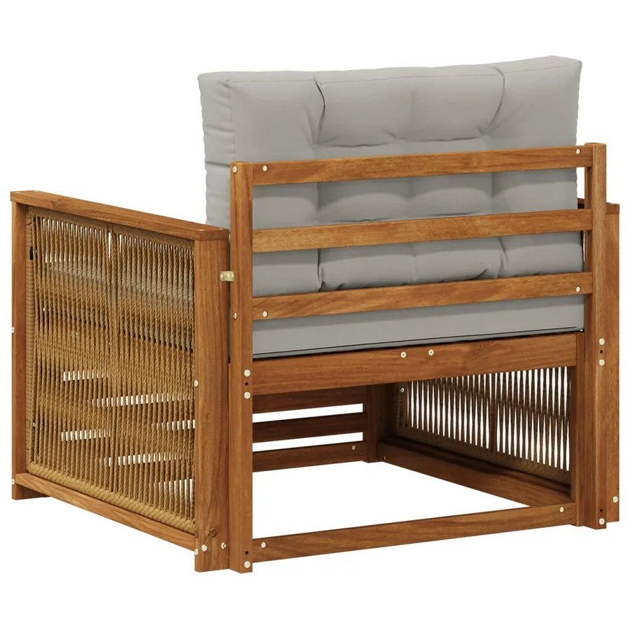 Sofa de milieu extérieur Naturel - 5