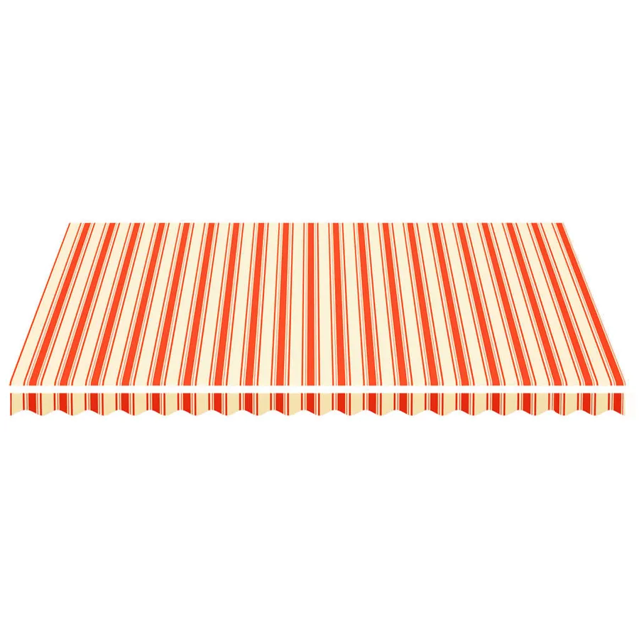 Tissu de remplacement pour auvent jaune et orange 4,5x3,5 m polyester - 3