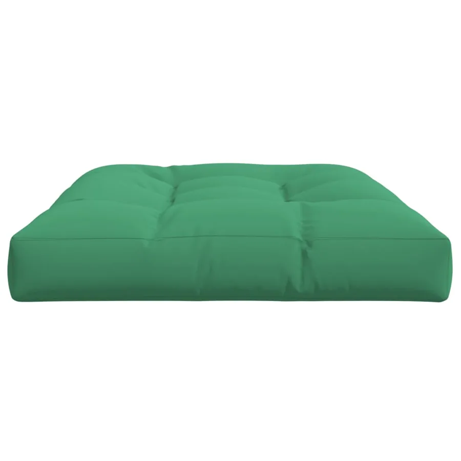 Coussin de palette vert 120x80x12 cm tissu - 6